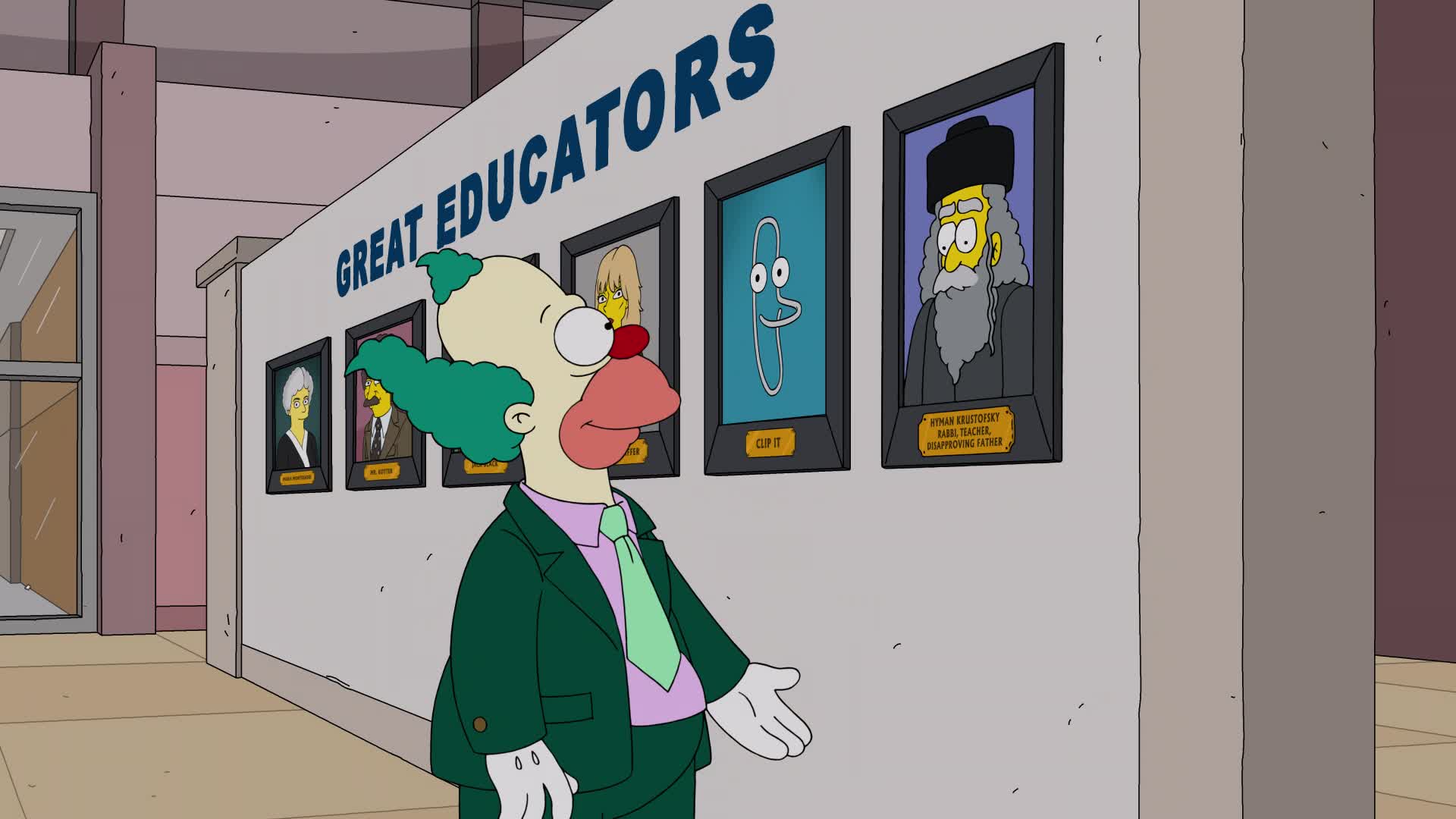 The Simpsons S34E21 Clown V Board of Education 1080p HULU WEBRip DDP5 1 x264 NTb TGx
