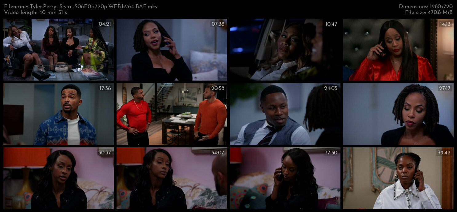 Tyler Perrys Sistas S06E05 720p WEB h264 BAE TGx