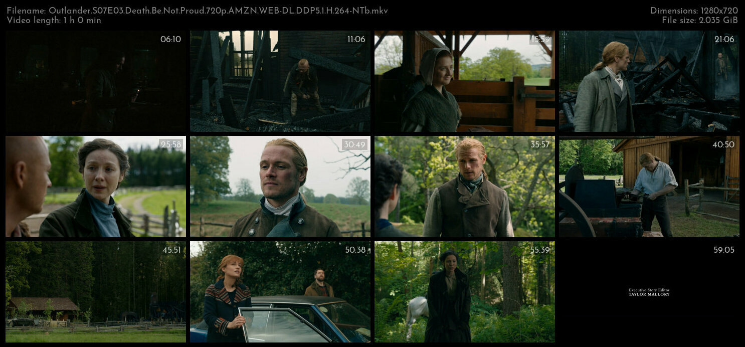 Outlander S07E03 Death Be Not Proud 720p AMZN WEB DL DDP5 1 H 264 NTb TGx