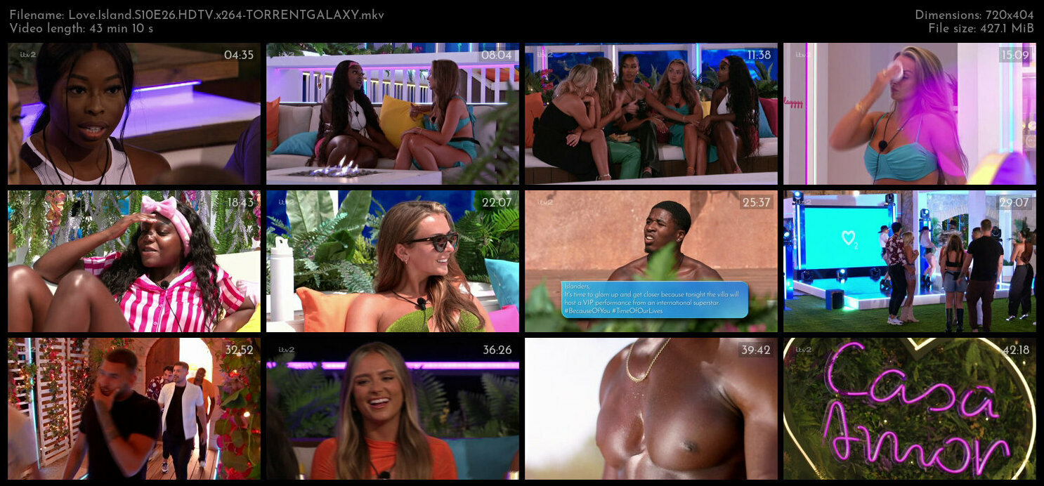 Love Island S10E26 HDTV x264 TORRENTGALAXY