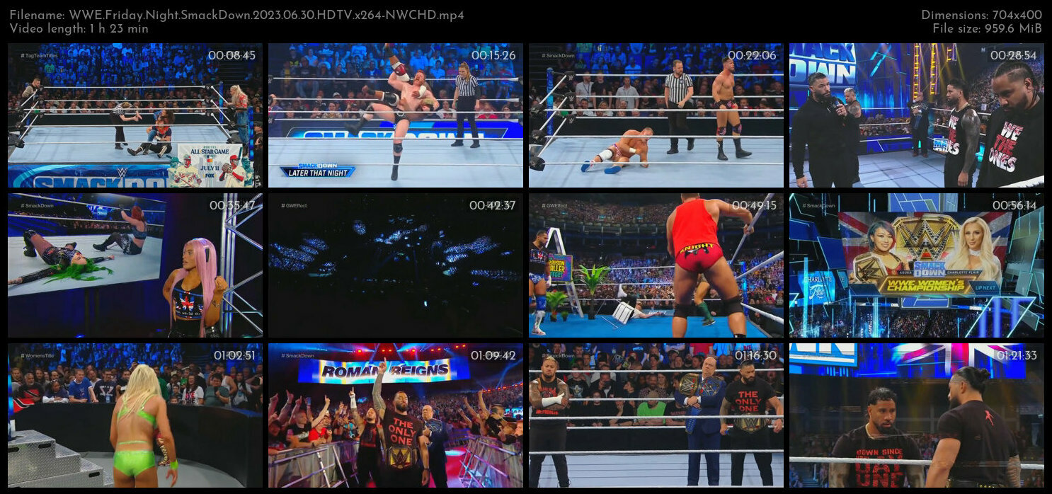 WWE Friday Night SmackDown 2023 06 30 HDTV x264 NWCHD TGx