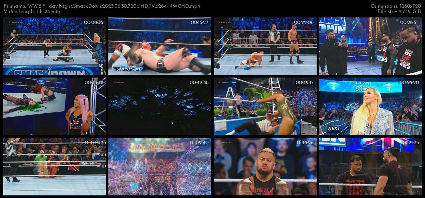 WWE Friday Night SmackDown 2023 06 30 720p HDTV x264 NWCHD TGx