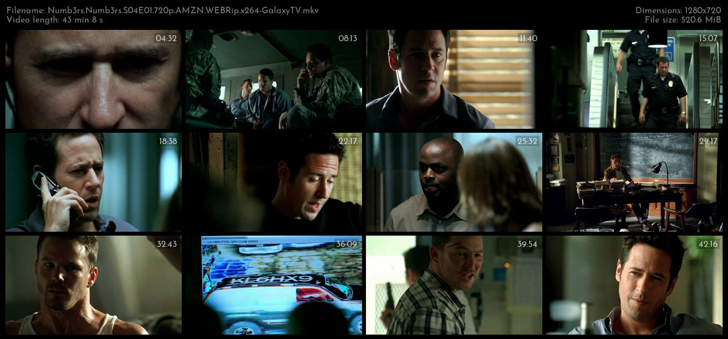 Numb3rs S04 COMPLETE 720p AMZN WEBRip x264 GalaxyTV