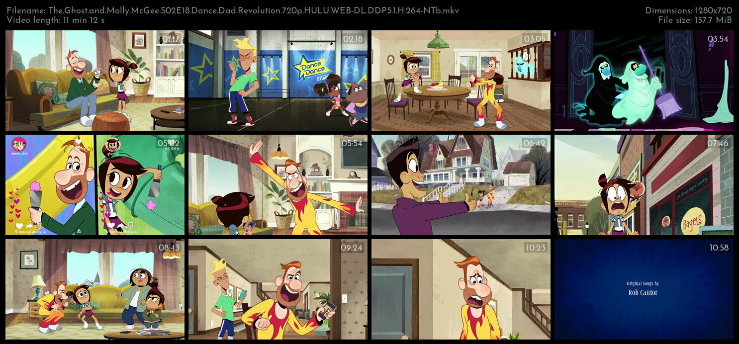 The Ghost and Molly McGee S02E18 Dance Dad Revolution 720p HULU WEB DL DDP5 1 H 264 NTb TGx