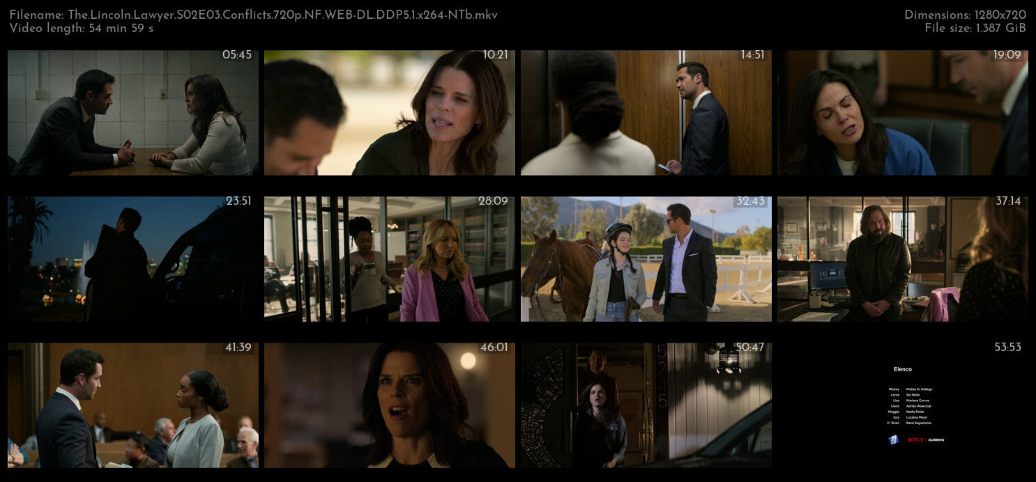 The Lincoln Lawyer S02E03 Conflicts 720p NF WEB DL DDP5 1 x264 NTb TGx