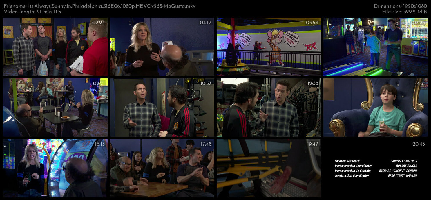 Its Always Sunny In Philadelphia S16E06 1080p HEVC x265 MeGusta TGx