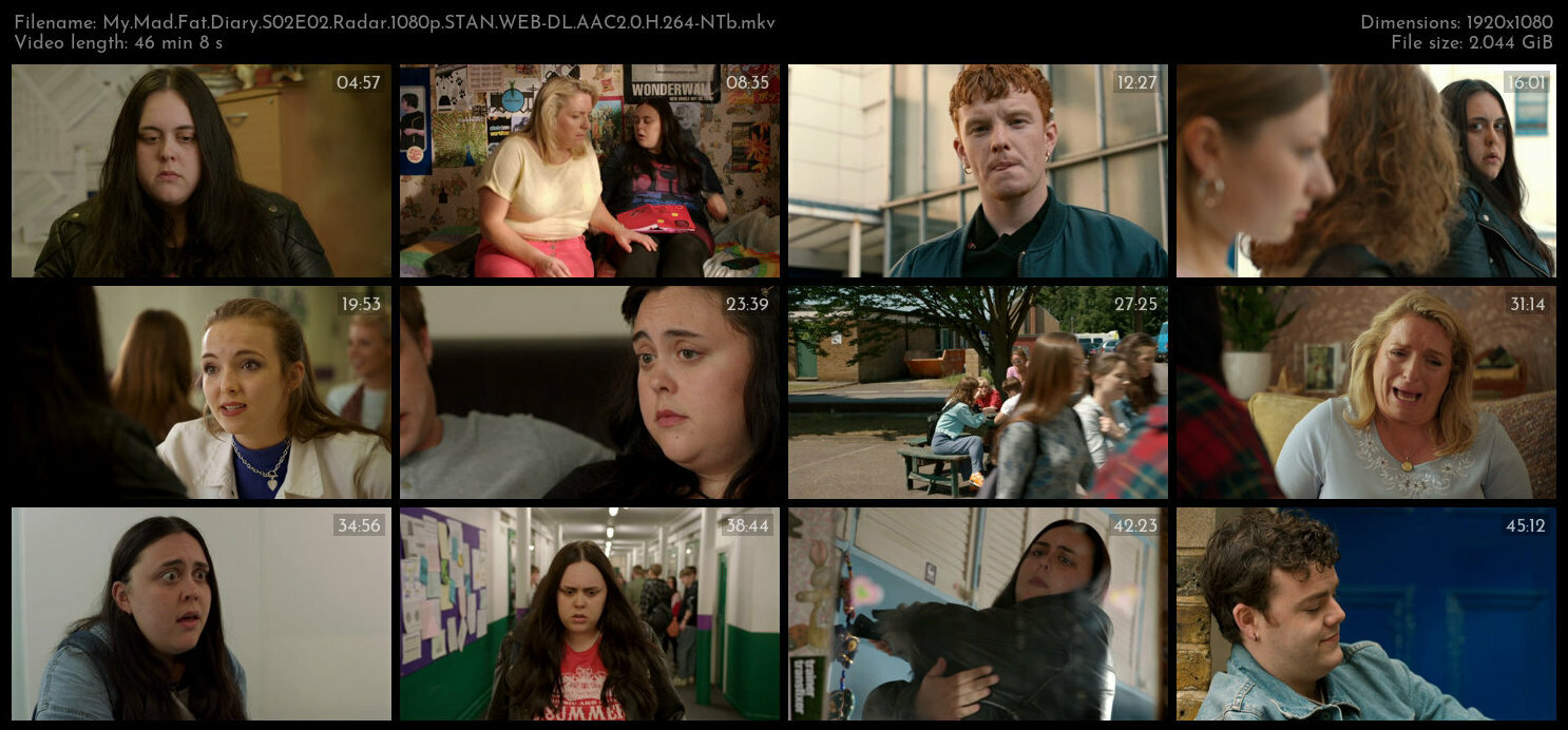 My Mad Fat Diary S02E02 Radar 1080p STAN WEB DL AAC2 0 H 264 NTb TGx