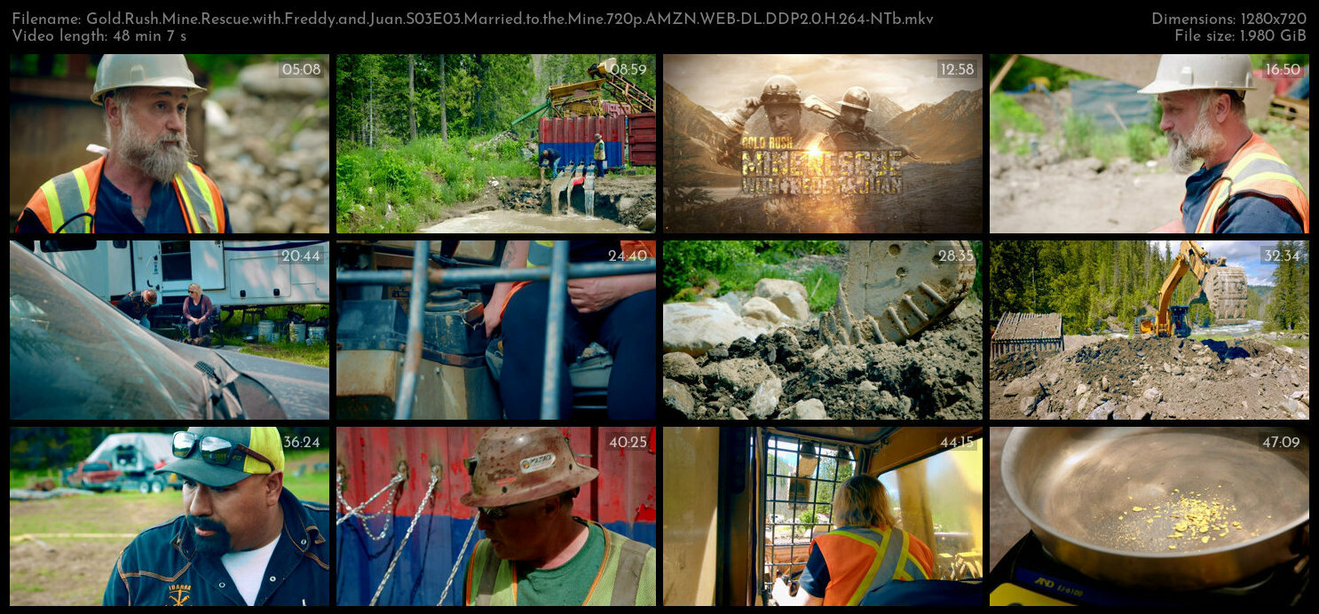 Gold Rush Mine Rescue with Freddy and Juan S03E03 Married to the Mine 720p AMZN WEB DL DDP2 0 H 264