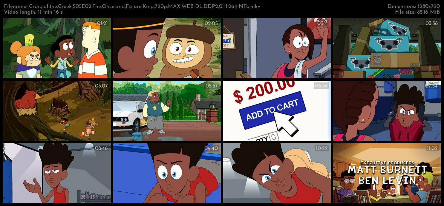 Craig of the Creek S05E02 The Once and Future King 720p MAX WEB DL DDP2 0 H 264 NTb TGx