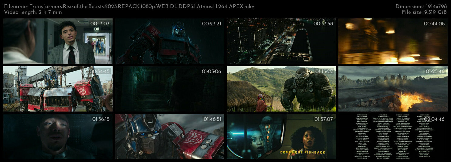 Transformers Rise of the Beasts 2023 REPACK 1080p WEB DL DDP5 1 Atmos H 264 APEX TGx