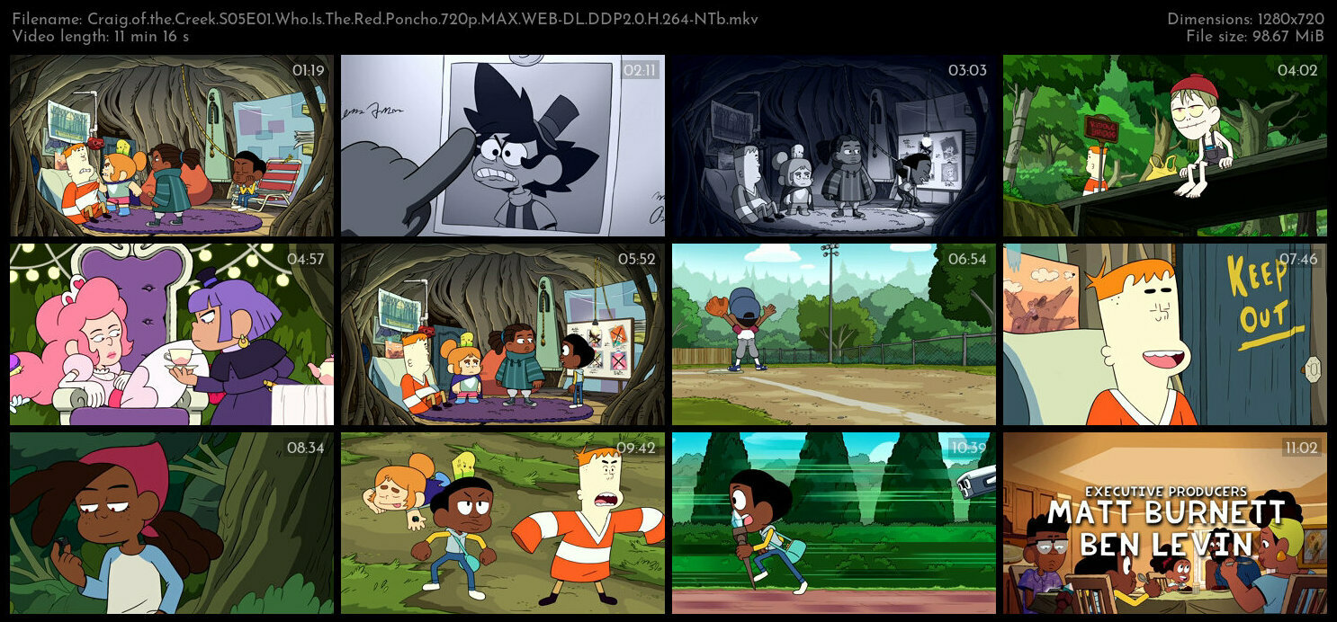 Craig of the Creek S05E01 Who Is The Red Poncho 720p MAX WEB DL DDP2 0 H 264 NTb TGx