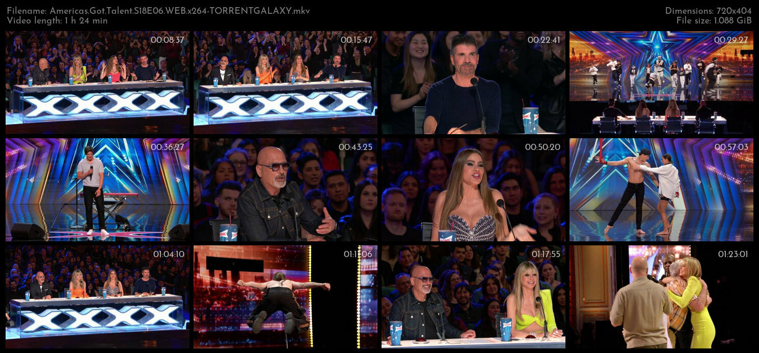 Americas Got Talent S18E06 WEB x264 TORRENTGALAXY