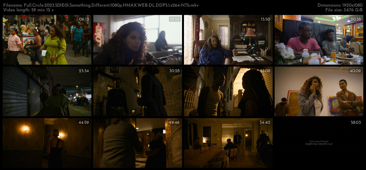 Full Circle 2023 S01E01 Something Different 1080p HMAX WEB DL DDP5 1 x264 NTb TGx