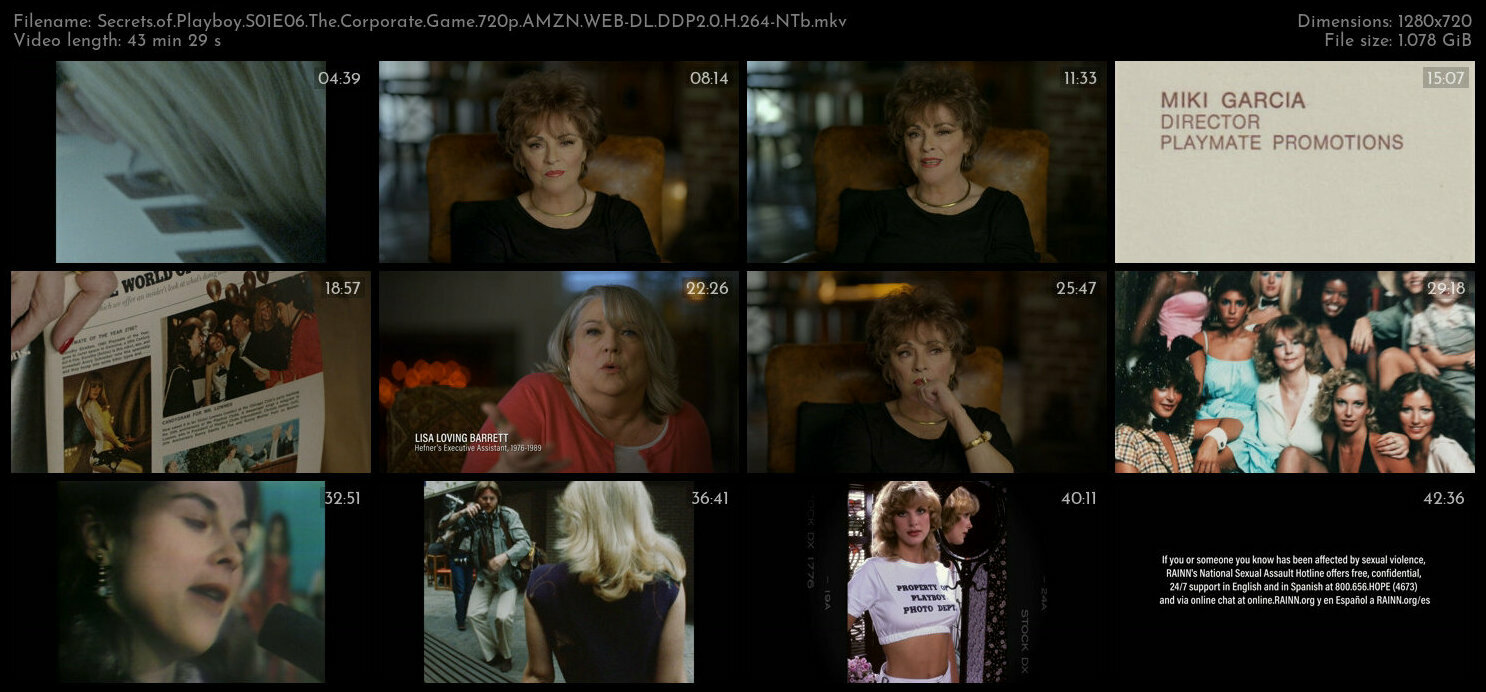 Secrets of Playboy S01E06 The Corporate Game 720p AMZN WEB DL DDP2 0 H 264 NTb TGx