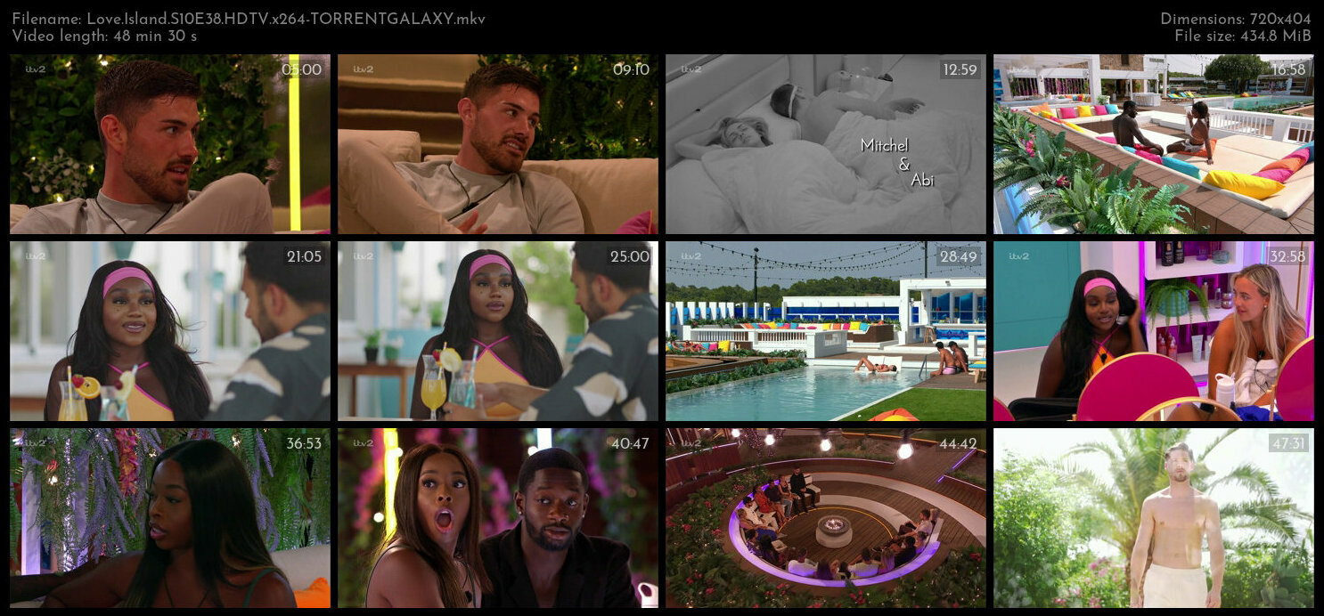 Love Island S10E38 HDTV x264 TORRENTGALAXY