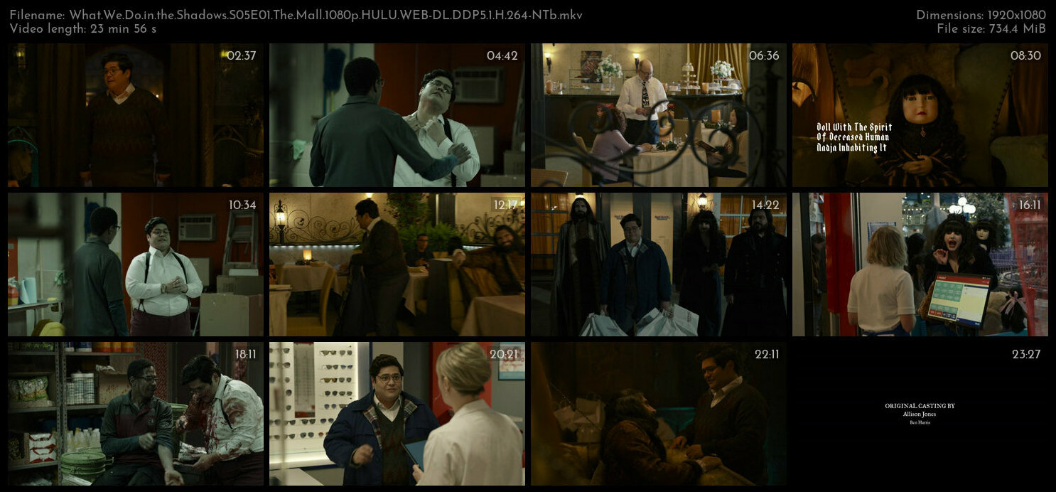 What We Do in the Shadows S05E01 The Mall 1080p HULU WEB DL DDP5 1 H 264 NTb TGx