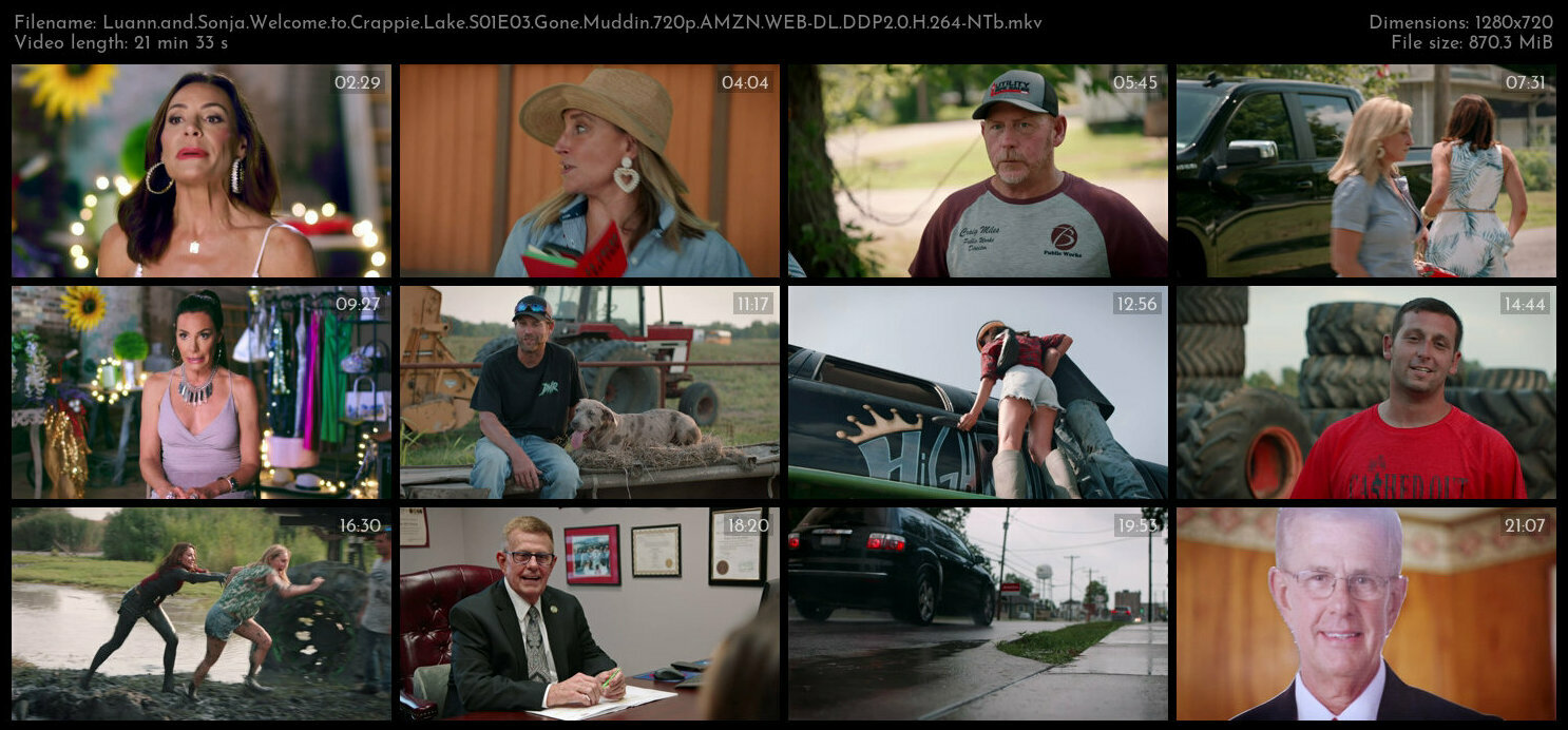 Luann and Sonja Welcome to Crappie Lake S01E03 Gone Muddin 720p AMZN WEB DL DDP2 0 H 264 NTb TGx