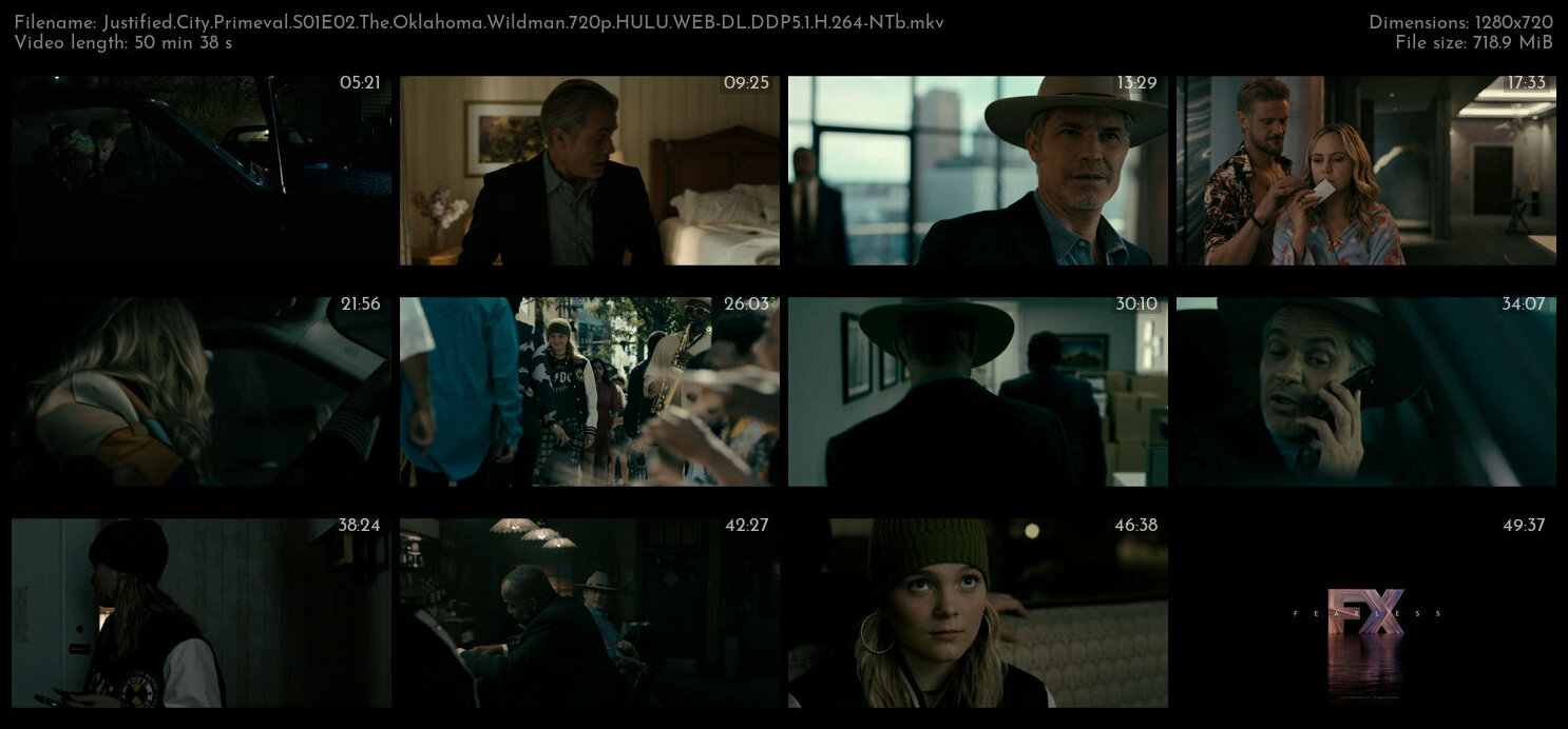 Justified City Primeval S01E02 The Oklahoma Wildman 720p HULU WEB DL DDP5 1 H 264 NTb TGx