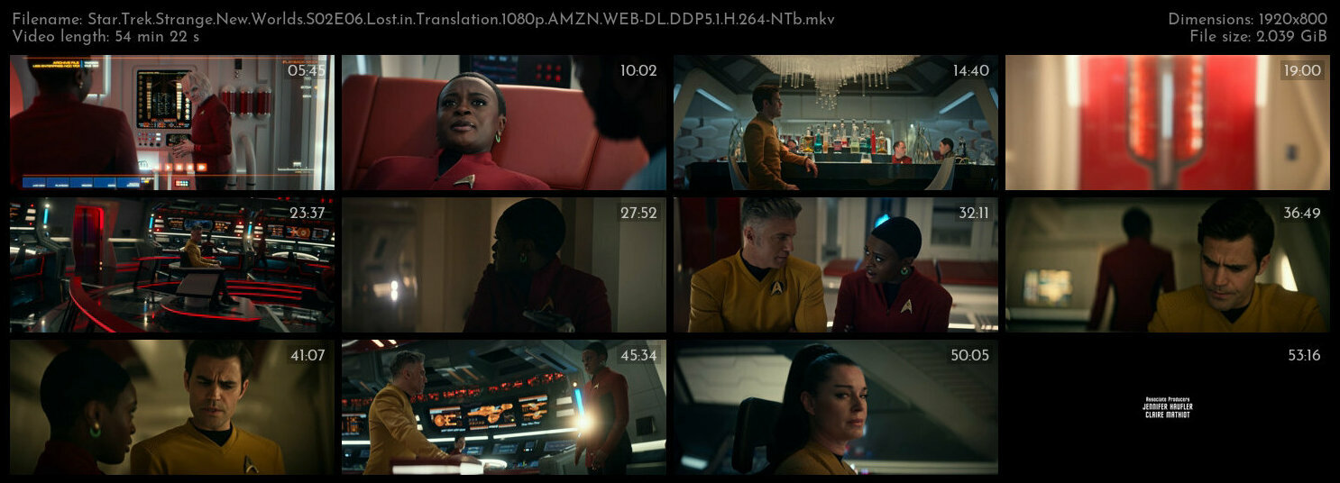 Star Trek Strange New Worlds S02E06 Lost in Translation 1080p AMZN WEB DL DDP5 1 H 264 NTb TGx