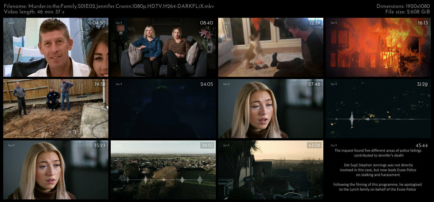 Murder in the Family S01E02 Jennifer Cronin 1080p HDTV H264 DARKFLiX TGx