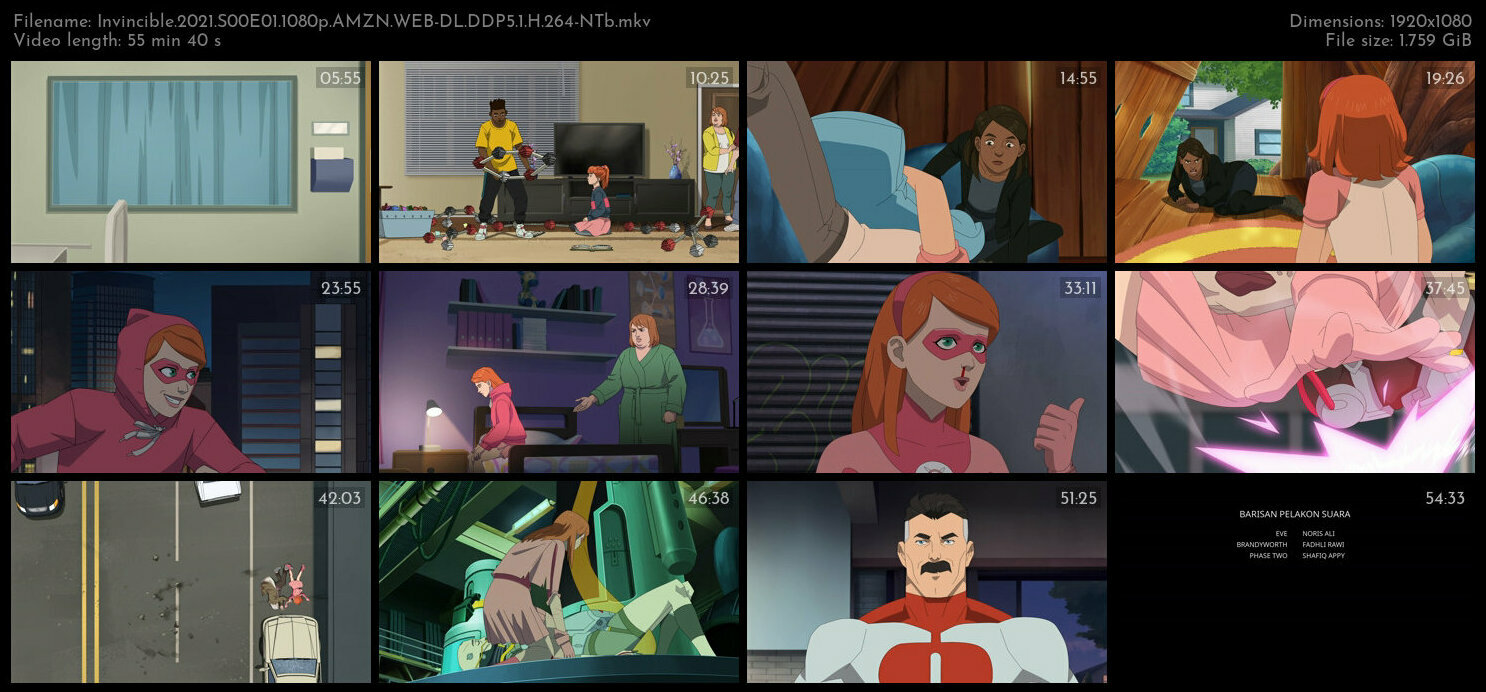 Invincible 2021 S00E01 1080p AMZN WEB DL DDP5 1 H 264 NTb TGx