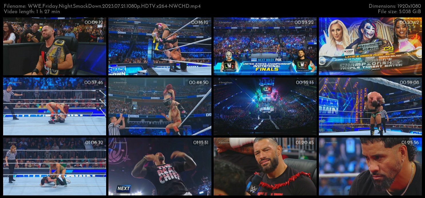 WWE Friday Night SmackDown 2023 07 21 1080p HDTV x264 NWCHD TGx