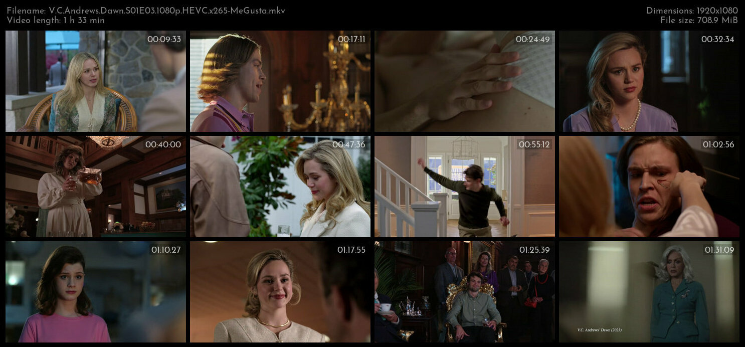 V C Andrews Dawn S01E03 1080p HEVC x265 MeGusta TGx