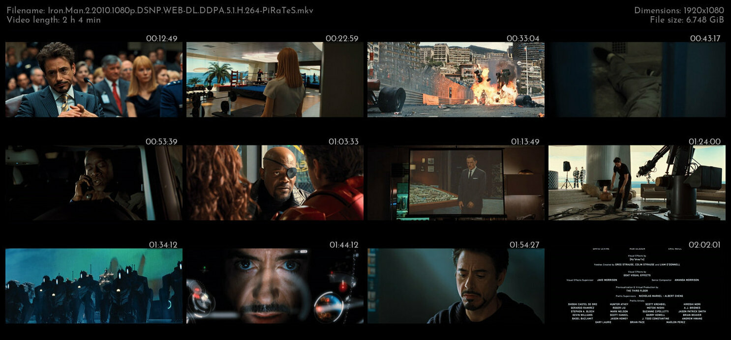 Iron Man 2 2010 1080p DSNP WEB DL DDPA 5 1 H 264 PiRaTeS TGx