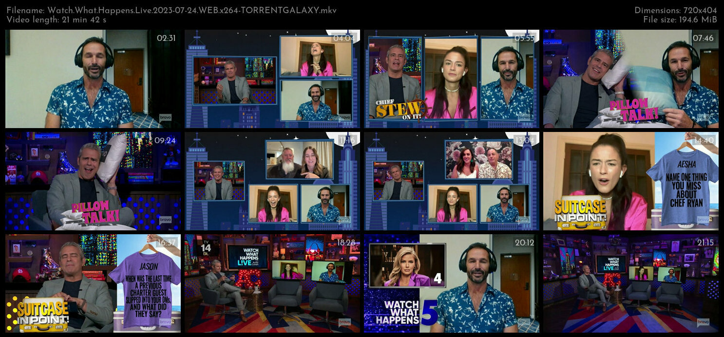 Watch What Happens Live 2023 07 24 WEB x264 TORRENTGALAXY