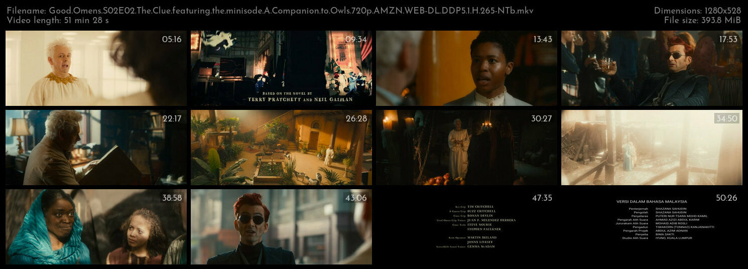 Good Omens S02E02 The Clue featuring the minisode A Companion to Owls 720p AMZN WEB DL DDP5 1 H 265