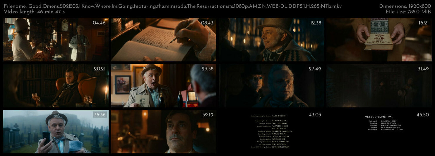 Good Omens S02E03 I Know Where Im Going featuring the minisode The Resurrectionists 1080p AMZN WEB D