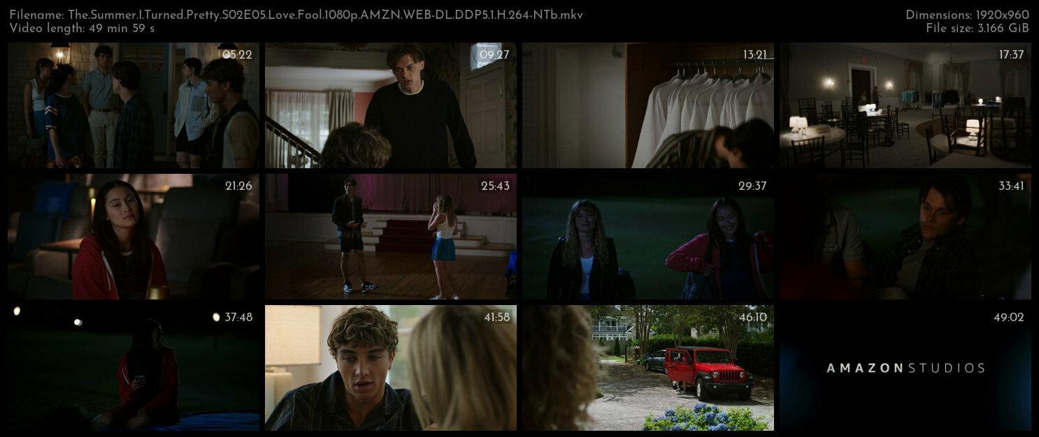 The Summer I Turned Pretty S02E05 Love Fool 1080p AMZN WEB DL DDP5 1 H 264 NTb TGx