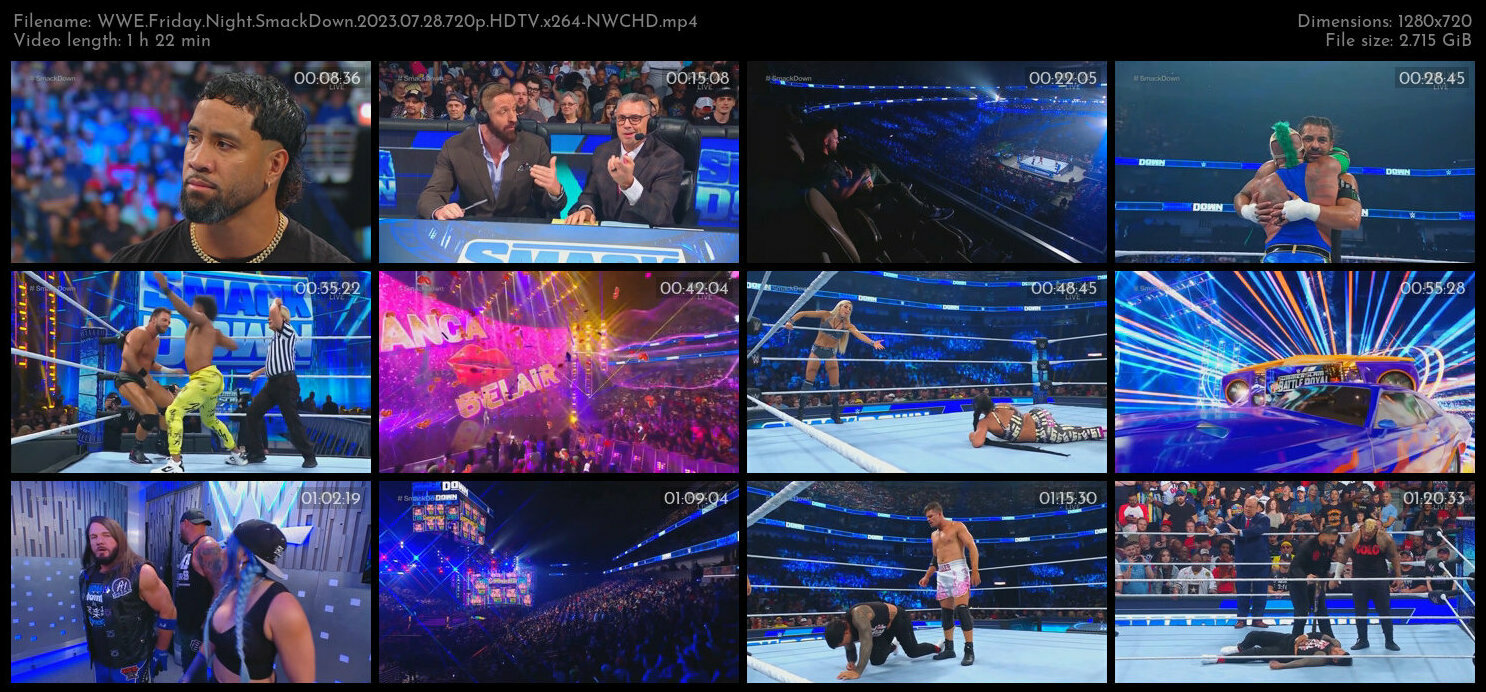 WWE Friday Night SmackDown 2023 07 28 720p HDTV x264 NWCHD TGx