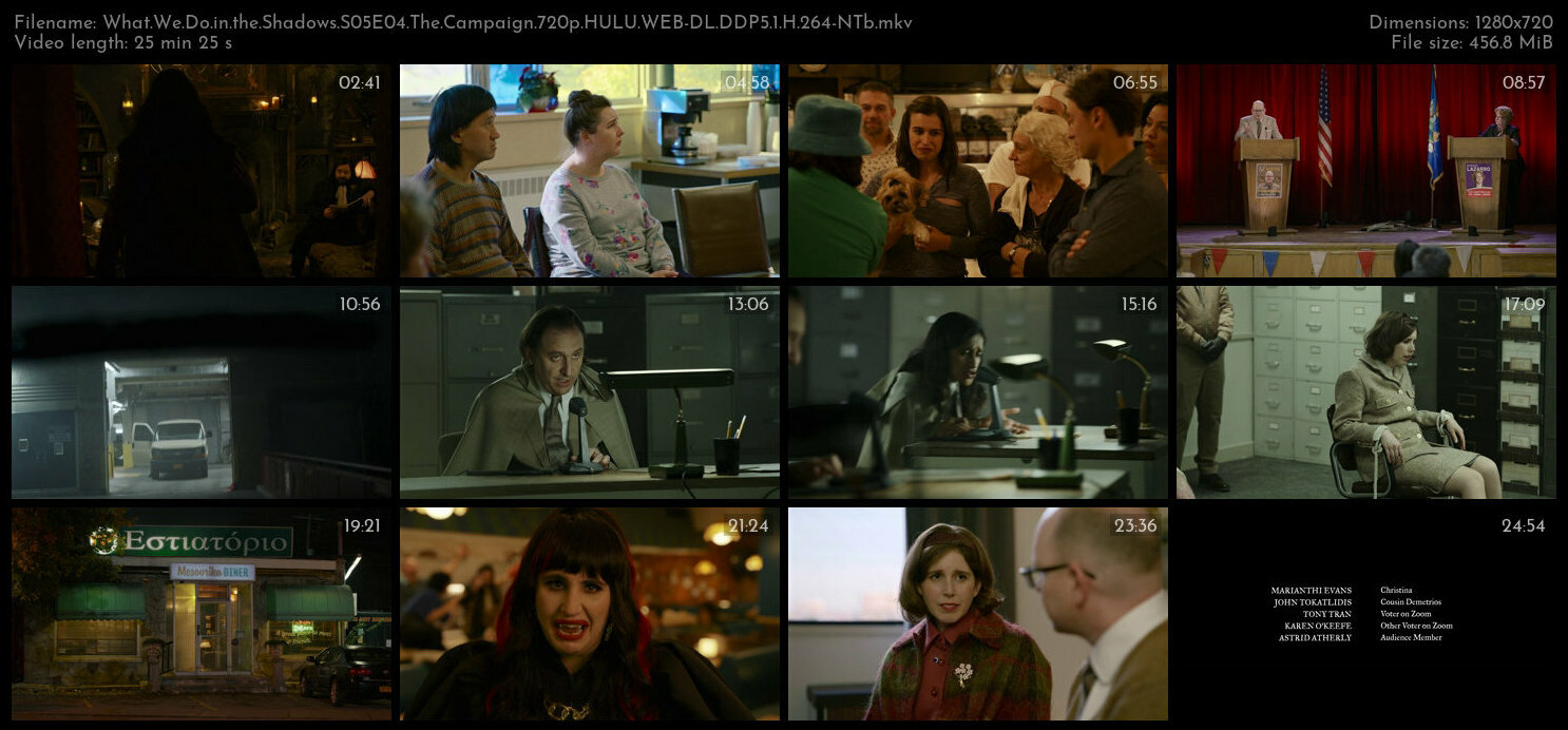 What We Do in the Shadows S05E04 The Campaign 720p HULU WEB DL DDP5 1 H 264 NTb TGx