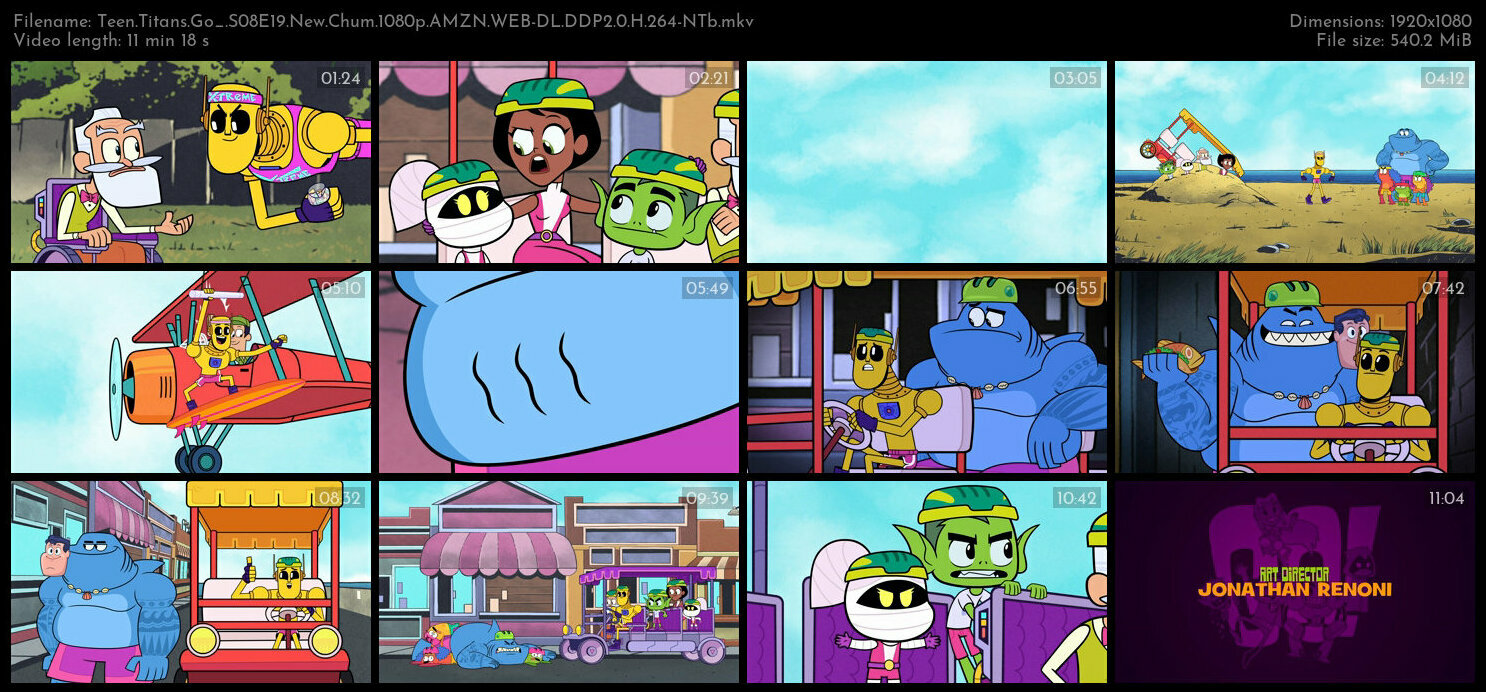 Teen Titans Go S08E19 New Chum 1080p AMZN WEB DL DDP2 0 H 264 NTb TGx