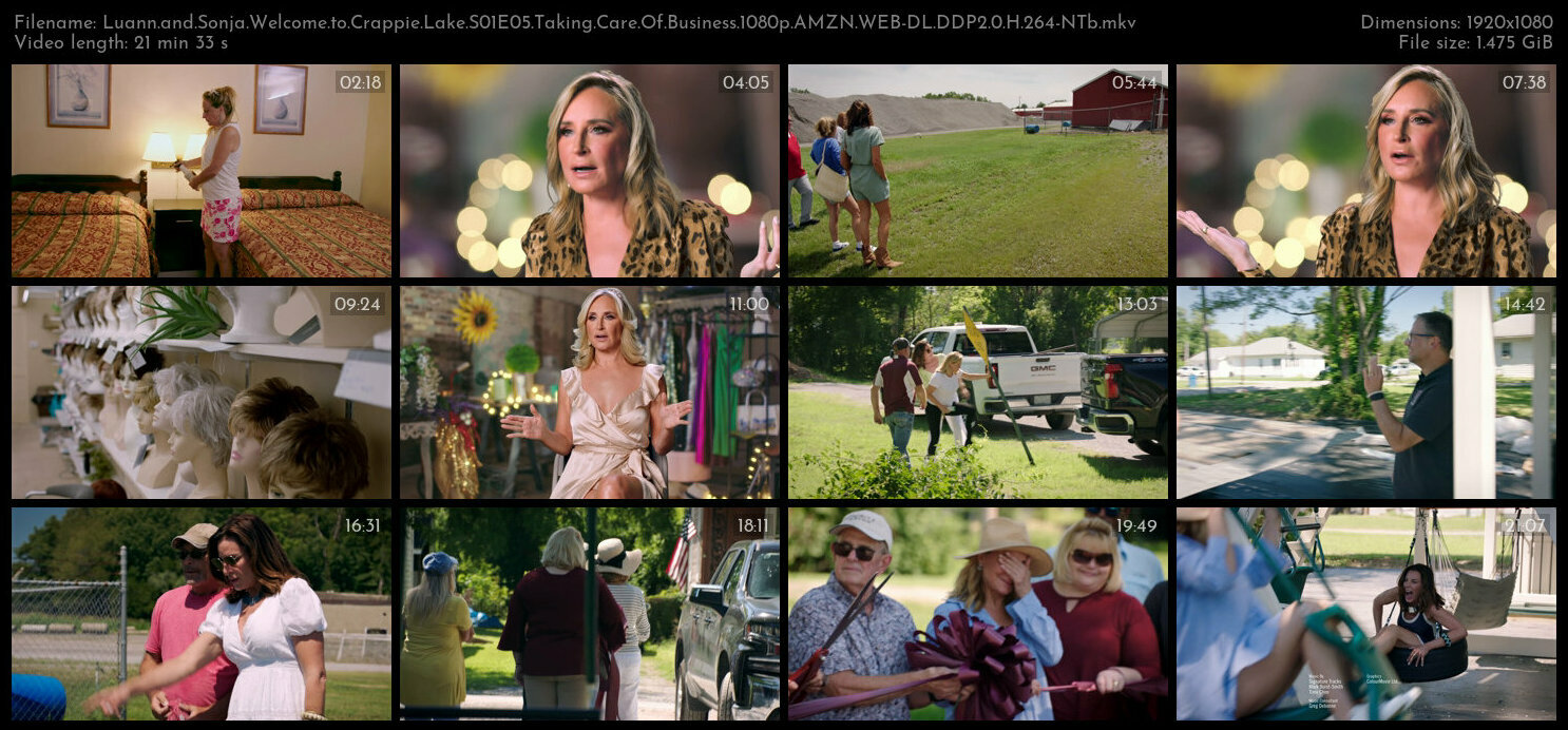 Luann and Sonja Welcome to Crappie Lake S01E05 Taking Care Of Business 1080p AMZN WEB DL DDP2 0 H 26