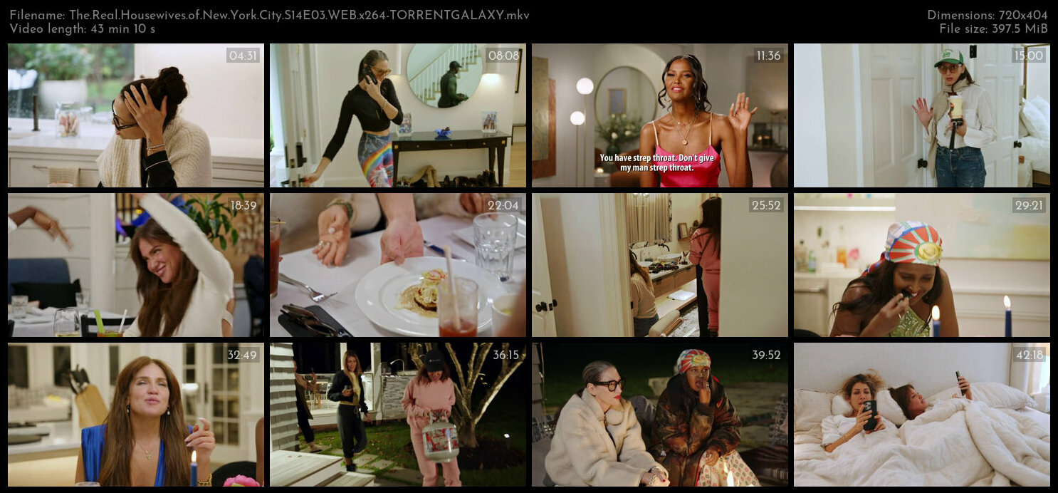 The Real Housewives of New York City S14E03 WEB x264 TORRENTGALAXY