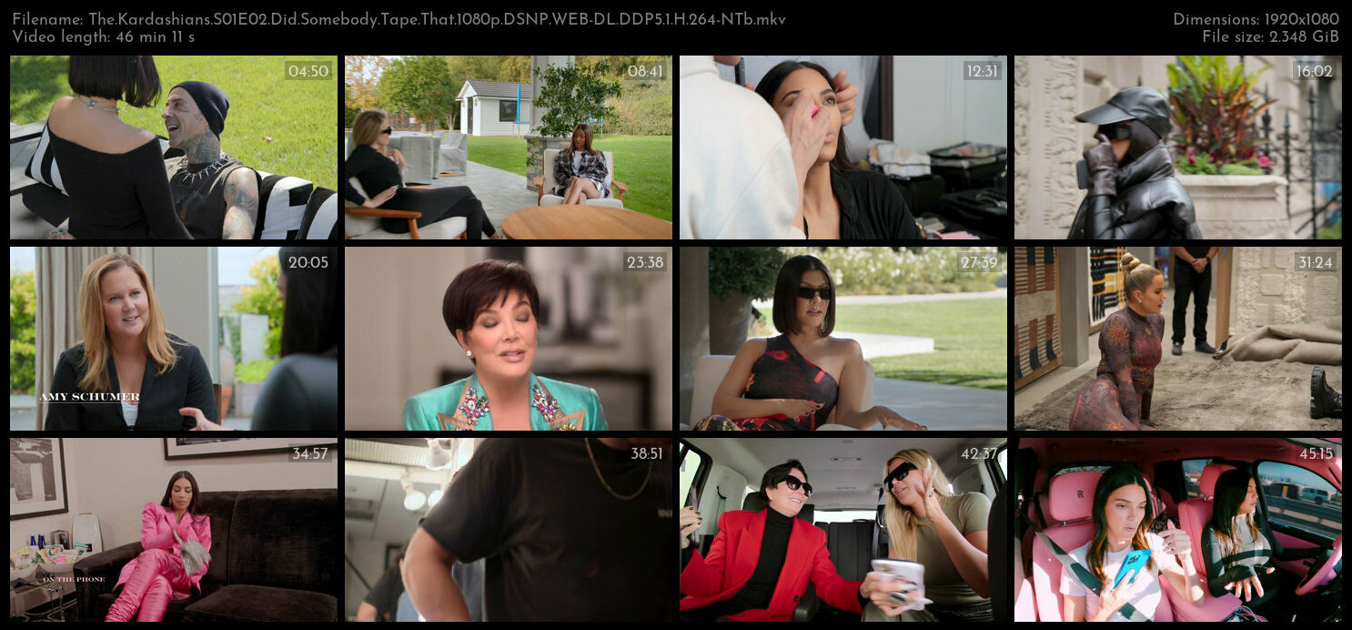 The Kardashians S01E02 Did Somebody Tape That 1080p DSNP WEB DL DDP5 1 H 264 NTb TGx