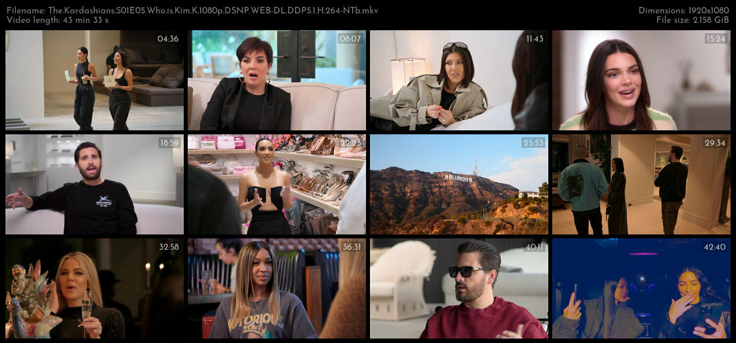 The Kardashians S01E05 Who is Kim K 1080p DSNP WEB DL DDP5 1 H 264 NTb TGx