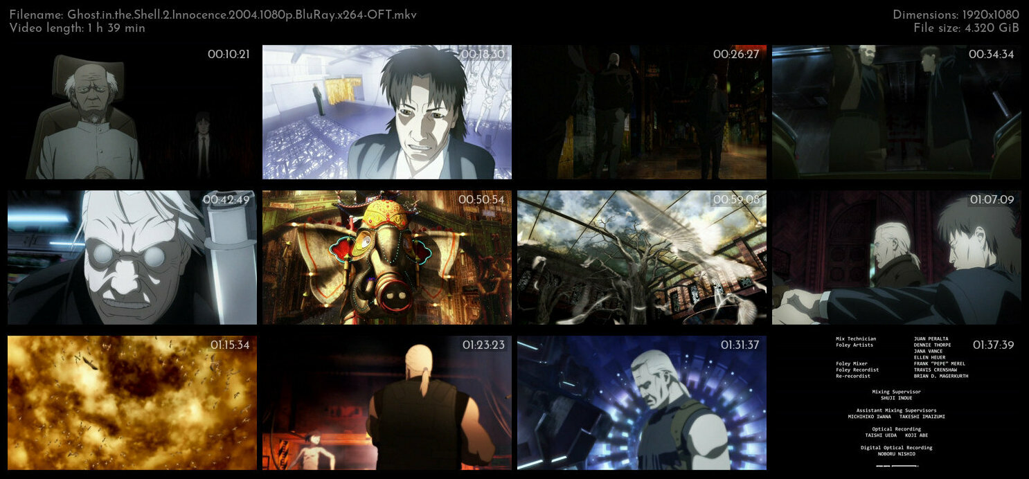 Ghost in the Shell 2 Innocence 2004 1080p BluRay x264 OFT TGx