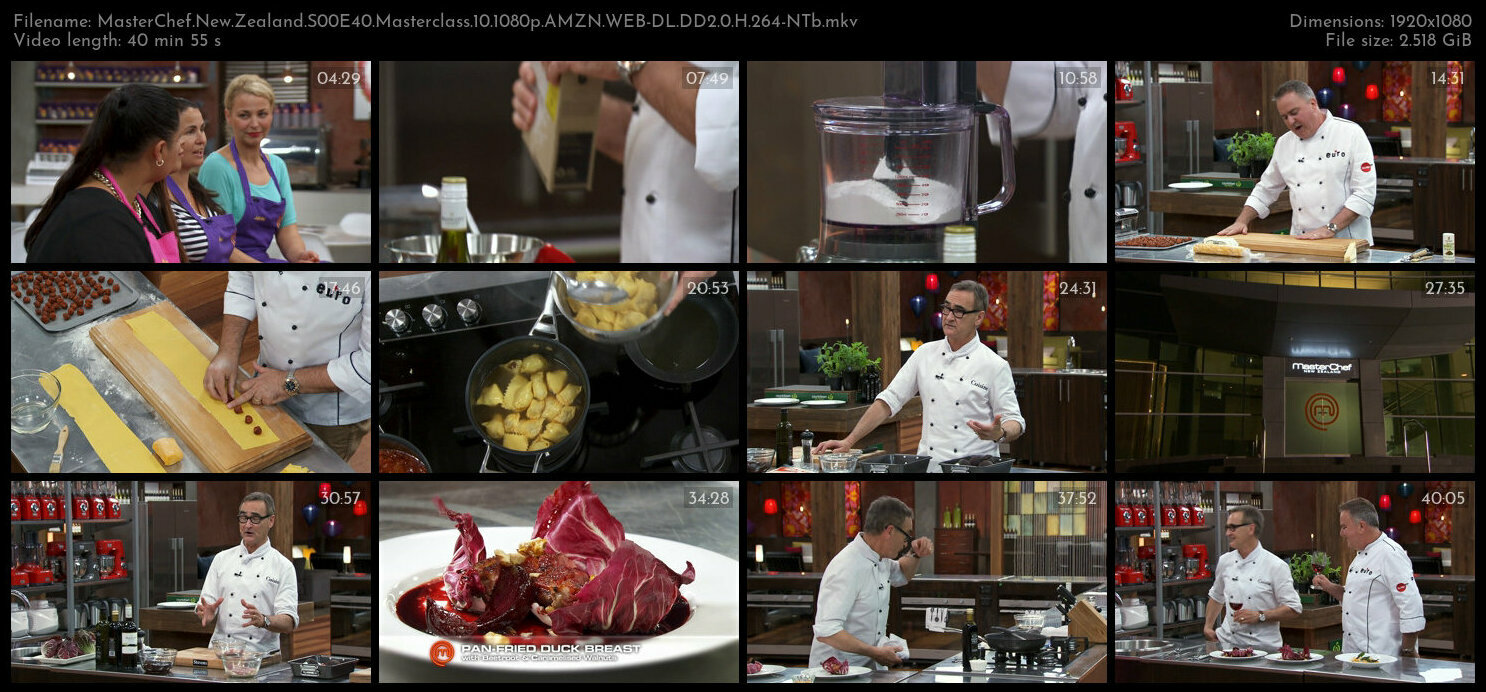 MasterChef New Zealand S00E40 Masterclass 10 1080p AMZN WEB DL DD2 0 H 264 NTb TGx