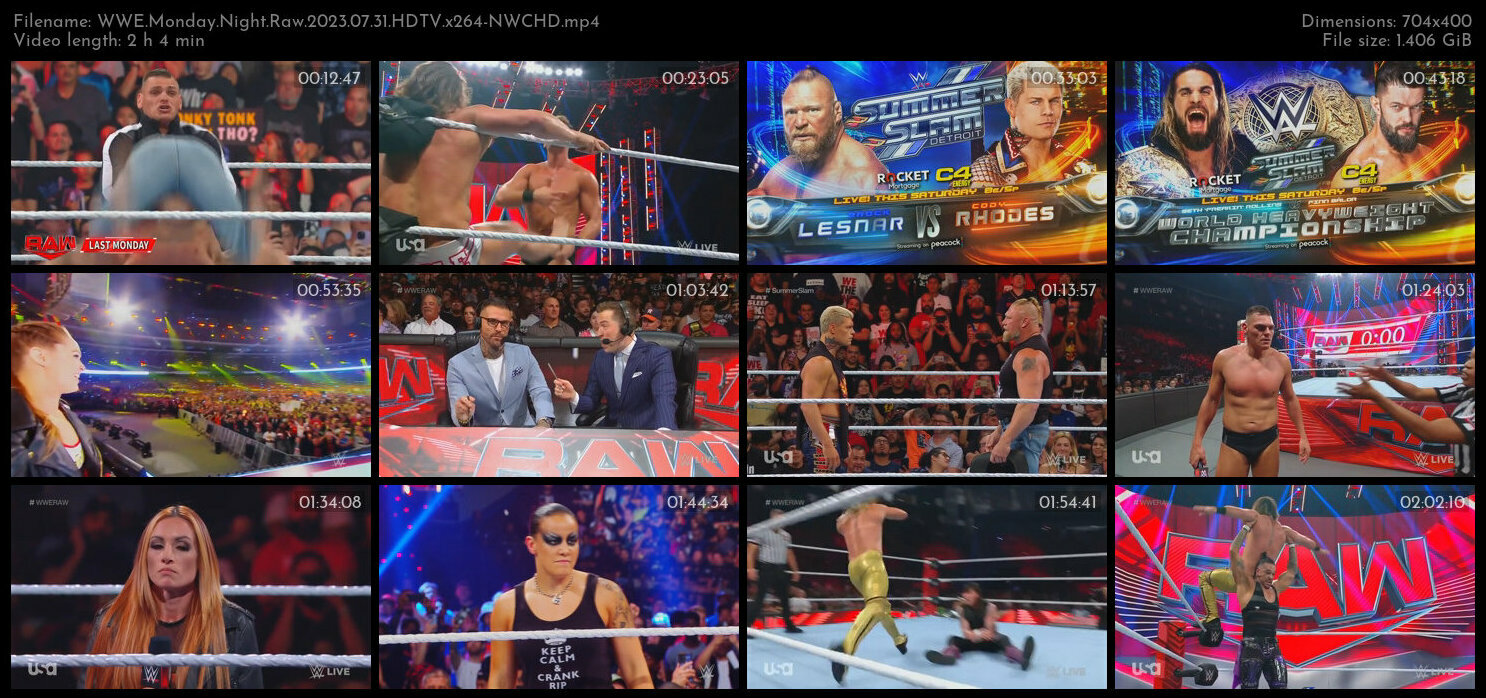 WWE Monday Night Raw 2023 07 31 HDTV x264 NWCHD TGx