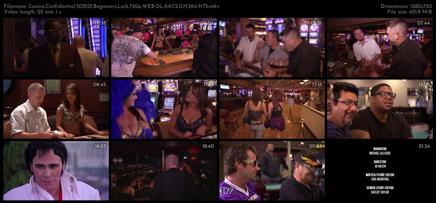 Casino Confidential S01E01 Beginners Luck 720p WEB DL AAC2 0 H 264 NTb TGx