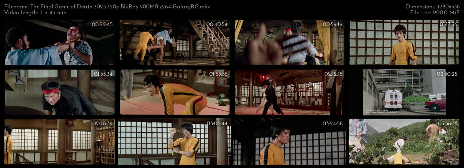 The Final Game of Death 2023 720p BluRay 900MB x264 GalaxyRG