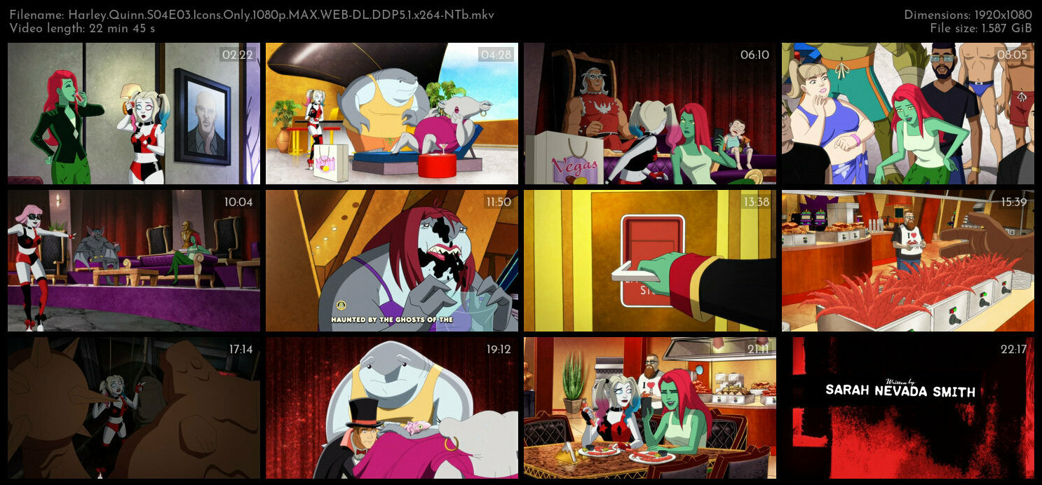 Harley Quinn S04E03 Icons Only 1080p MAX WEB DL DDP5 1 x264 NTb TGx