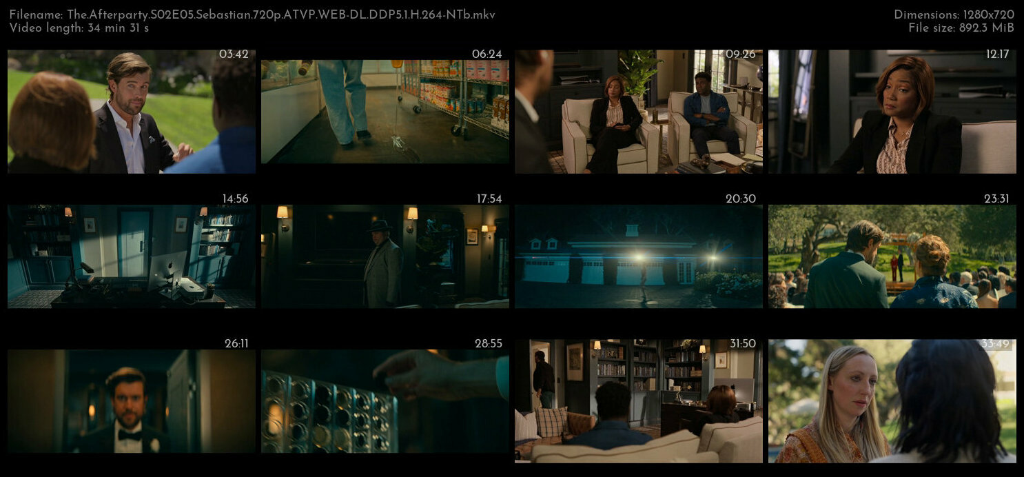 The Afterparty S02E05 Sebastian 720p ATVP WEB DL DDP5 1 H 264 NTb TGx