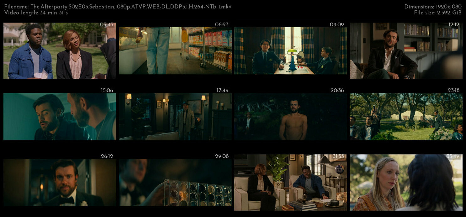 The Afterparty S02E05 Sebastian 1080p ATVP WEB DL DDP5 1 H 264 NTb 1 TGx