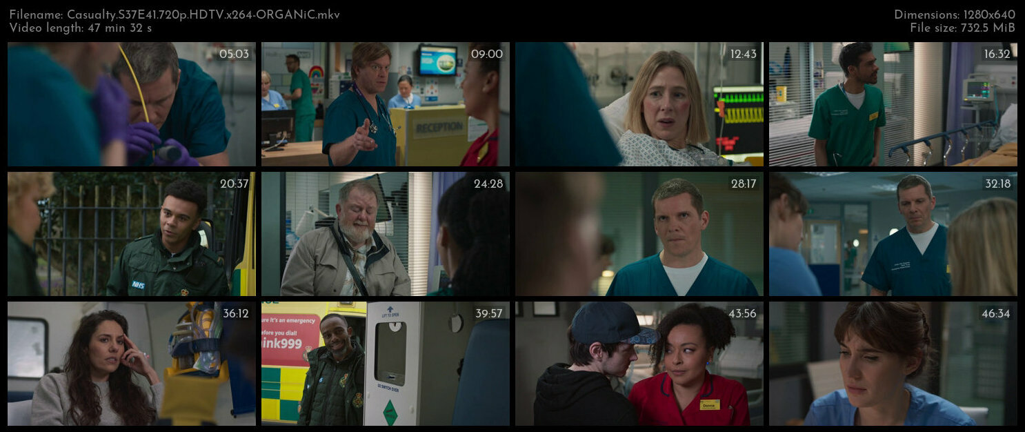 Casualty S37E41 720p HDTV x264 ORGANiC TGx