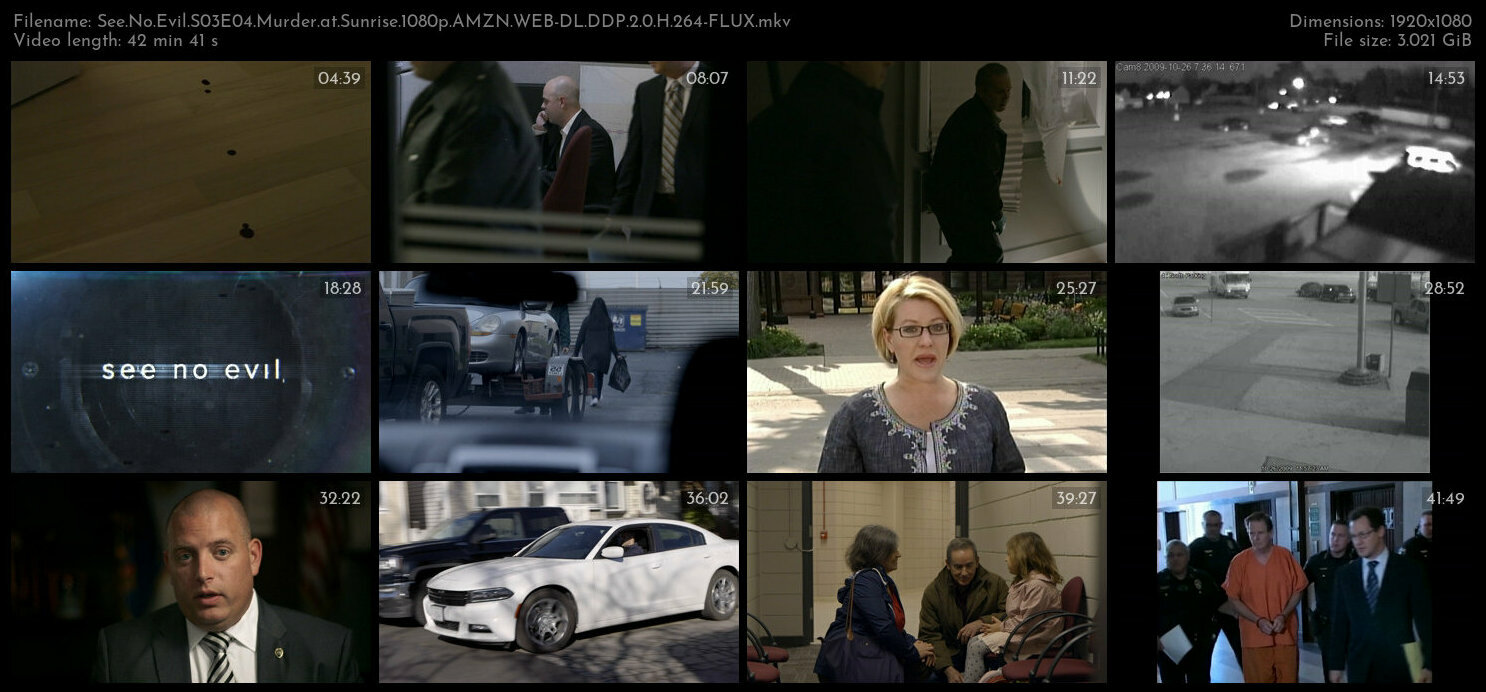 See No Evil S03E04 Murder at Sunrise 1080p AMZN WEB DL DDP 2 0 H 264 FLUX TGx