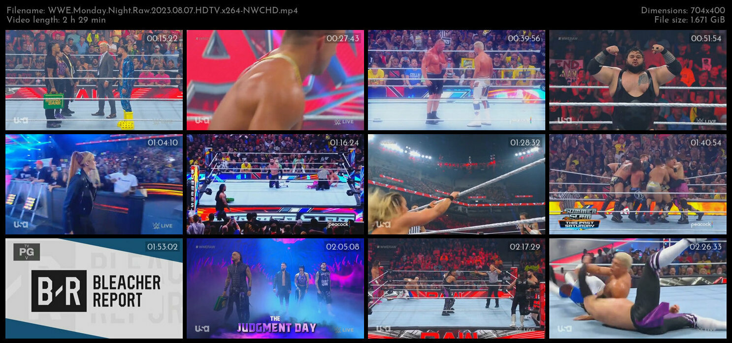 WWE Monday Night Raw 2023 08 07 HDTV x264 NWCHD TGx